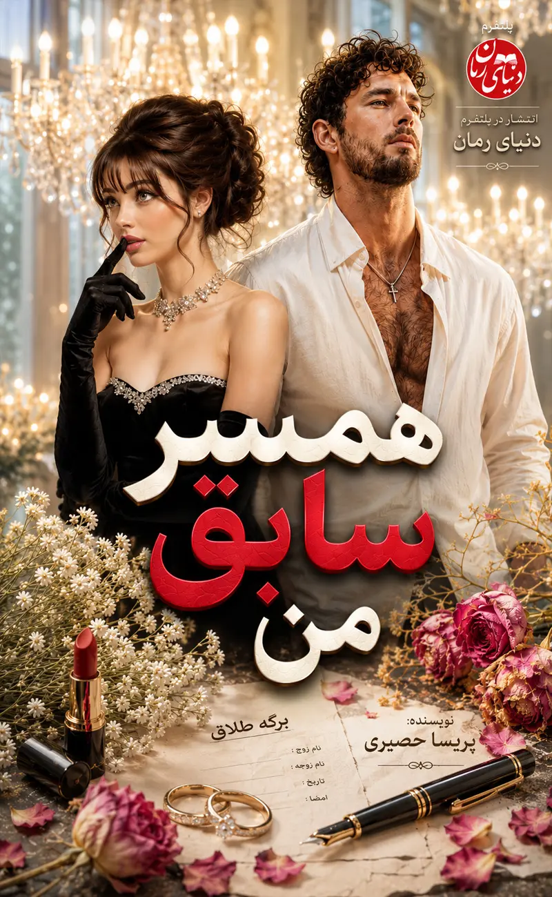 کاور اصلی رمان عاشقانه همسر سابق من اثر پریسا حصیری